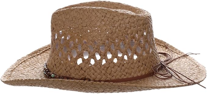 Panama Jack Drifter Sun Hat - Toyo Straw, 3 1/4" Shapeable Brim