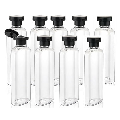 Travel Shampoo and Conditioner Bottles 7.7oz 9 Pack Leak Proof Squeeze Bottles with Flip Cap Refillable Containers Plastic Travel Bottle for Toiletries for Lotion Shampoo Conditioner