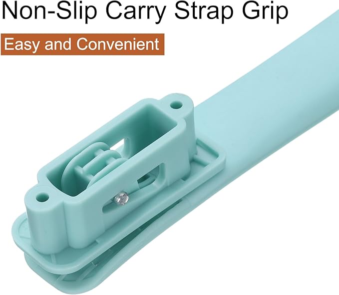 uxcell 2 Pcs Luggage Handle Replacement 8.5 Inch Suitcase Handle Carry Strap Plastic Pull Handle Grip Luggage Replacement Parts with Screws for Suitcase Box Luggage Case, Light Blue