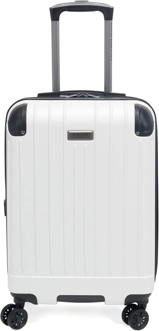 Kenneth Cole Reaction Flying Axis 20" Hardside Expandable 8-Wheel Spinner Carry-On Suitcase, Coconut White