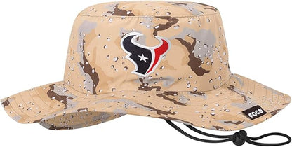 NFL Solid Team Color Logo Sport Outdoor Sun Bucket Boonie Hat