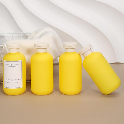 ASEVAT 6.7oz Leak Proof Travel Bottle with Flip Cap, Shampoo and Conditioner Bottle Set, Refillable Containers for Lotion, Cream Shampoo