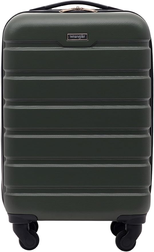 Wrangler 20" Spinner Carry-On Luggage, Deep Depth