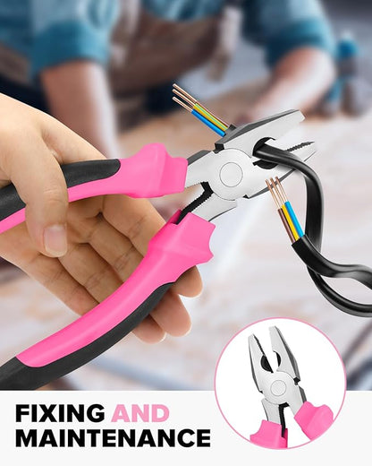 24pcs Home DIY Tool Kit for Household, Office & Garage - General Repair Small Hand Tool Set with Storage Case