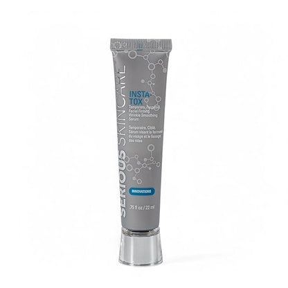 Serious Skincare INSTA-TOX Instant Wrinkle Filler for Face Serum, to Smooth + Blur Fine Lines, Deep Wrinkles, Lip Lines, Crow’s Feet & Pores, Temporary Face Tightener, .75 oz
