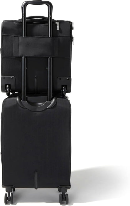Baggallini Expandable Underseat Carry-On - Lightweight Travel Luggage Carry On Weekender with Wheels