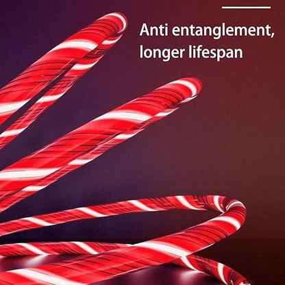 USB Cable PD Fast Charger Lighted Up (USB A to C Red),Mobile Phone Data Cable, Charging Cable, Supports Data Transfer, 39-inch, TPE Material, Compatible with Almost All Type-C Devices.