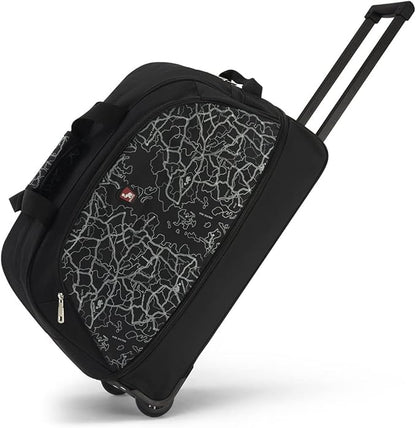 OIWAS Small Rolling Duffle Bag with Wheels Travel 22 inch Carry On Luggage Unisex-Adult Short Term Trips Expandable 50L to 60L