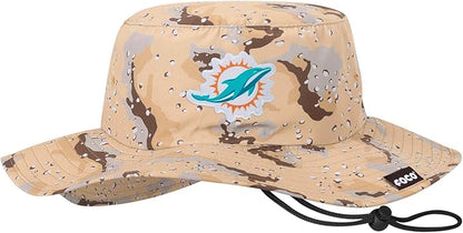 NFL Solid Team Color Logo Sport Outdoor Sun Bucket Boonie Hat