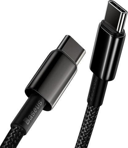 Baseus USB C Cable 100W 70W Universal Travel Adapter with Retractable Cable