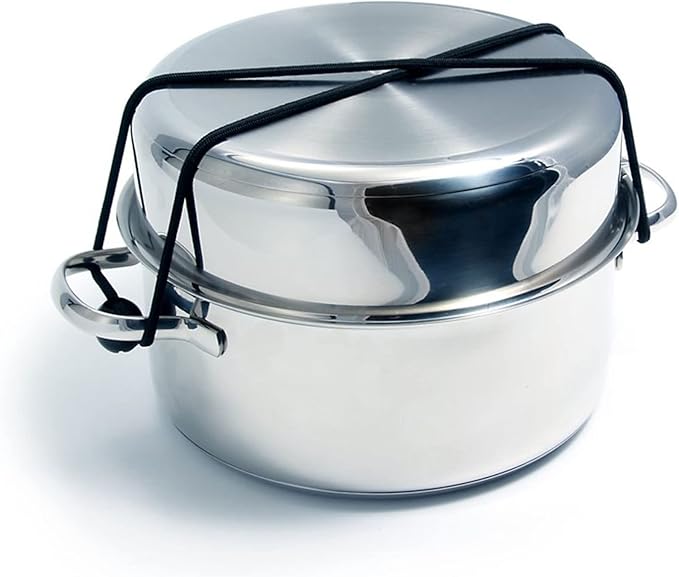 Camco Mfg 43921 Cookware 10 Pc Set Nesting Stainless Steel