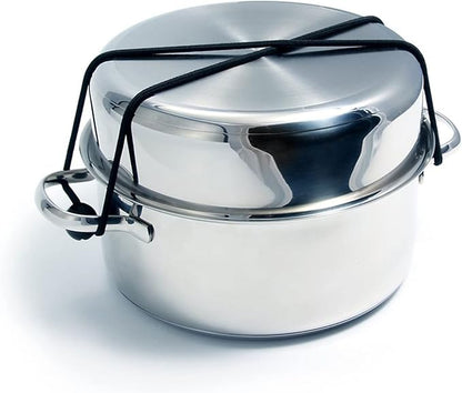 Camco Mfg 43921 Cookware 10 Pc Set Nesting Stainless Steel