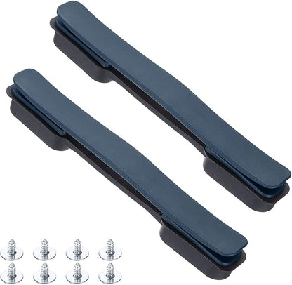 uxcell 2 Pcs Luggage Handle Replacement 8.5 Inch Suitcase Handle Carry Strap Plastic Pull Handle Grip Luggage Replacement Parts with Screws for Suitcase Box Luggage Case, Navy Blue