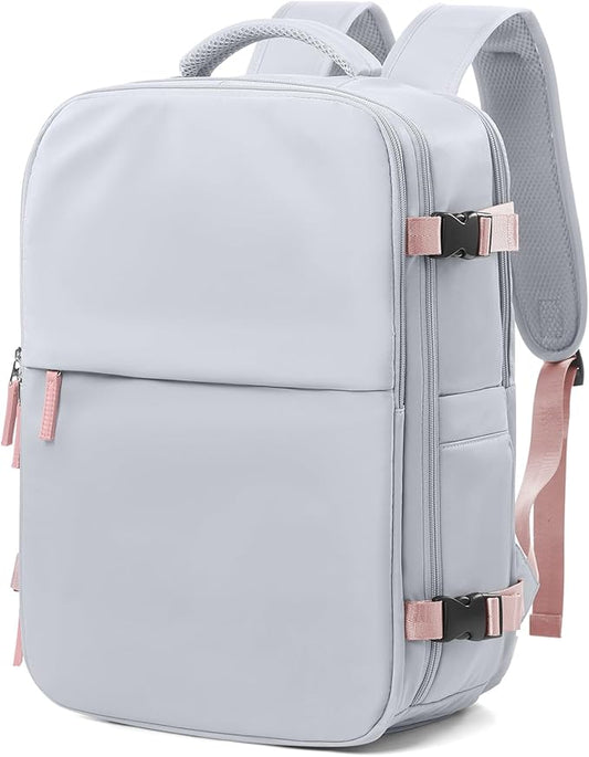 Vacuum Backpack With Pump Large Travel Laptop Backpacks For Women Men Carry On Backpack Vacpack Backpacks With Vacuum Compression Grey
