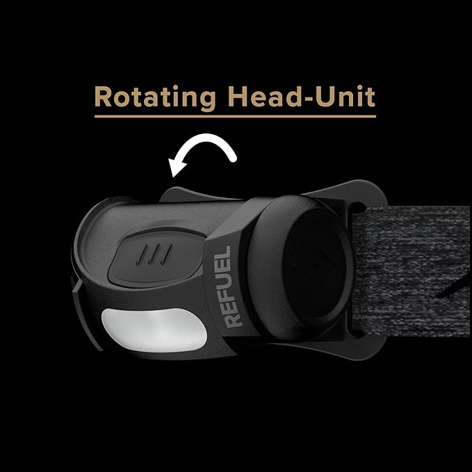 Princeton Tec Refuel 300 Headlamps, White Led, 300 Lumens, Black/Dark Gray, RF23-BK/DK