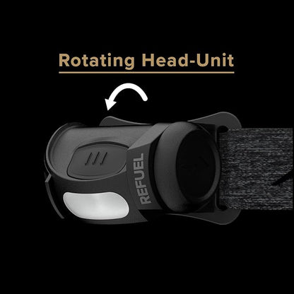 Princeton Tec Refuel 300 Headlamps, White Led, 300 Lumens, Black/Dark Gray, RF23-BK/DK