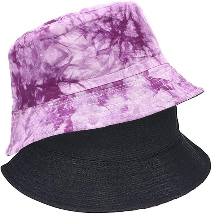 XYIYI Cute Bucket Hat Beach Fisherman Hats for Women, Reversible Double-Side-Wear