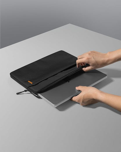 tomtoc Slim Laptop Sleeve for 14-inch MacBook Pro M5/M4/M3/M2/M1 Pro/Max 2025-2021, Water-Resistant Protective Case for 13.8 Inch Surface Laptop AI PC, Accessory Bag