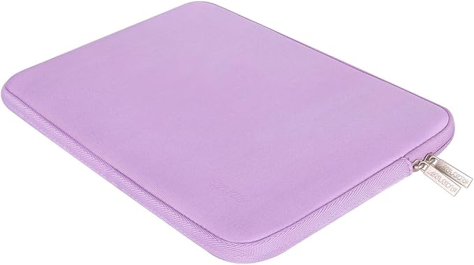 MOSISO Laptop Case 13.3 inch, 13-13.3 inch Laptop Sleeve Bag Compatible with MacBook Air/Pro 13/Pro 14 M5 M4 M3 M2 M1, HP Dell ASUS Lenovo, Neoprene Computer Sleeve Bag with Small Case, Purple