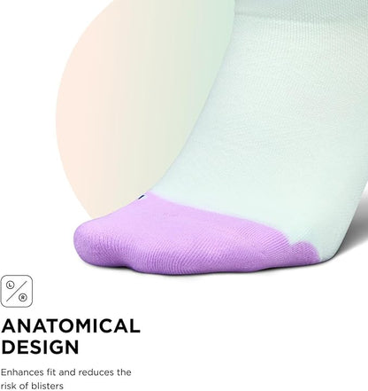 Feetures Elite Max Cushion No Show Tab Ankle Socks - Sport Sock with Targeted Compression