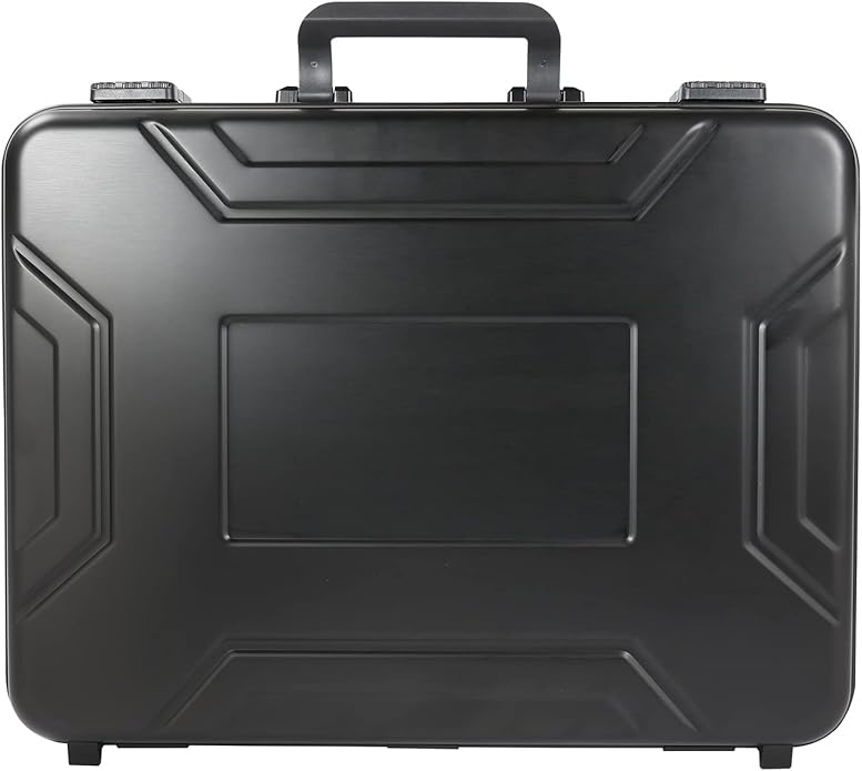 Business Aluminum Laptop Briefcase Combination Lock Lawyer Brief Case Hard Shell File Box