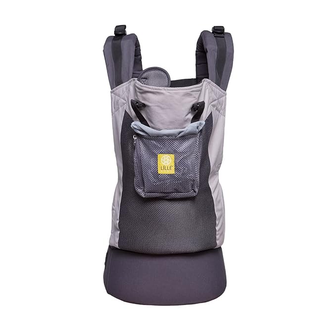 LÍLLÉbaby 3-in-1 Ergonomic CarryOn Airflow Toddler Carrier with Lumbar Support & Breathable Mesh (25-60 lbs), Supportive & Comfortable, Multi-Position Carrying for Hiking & Travel (Charcoal/Silver)