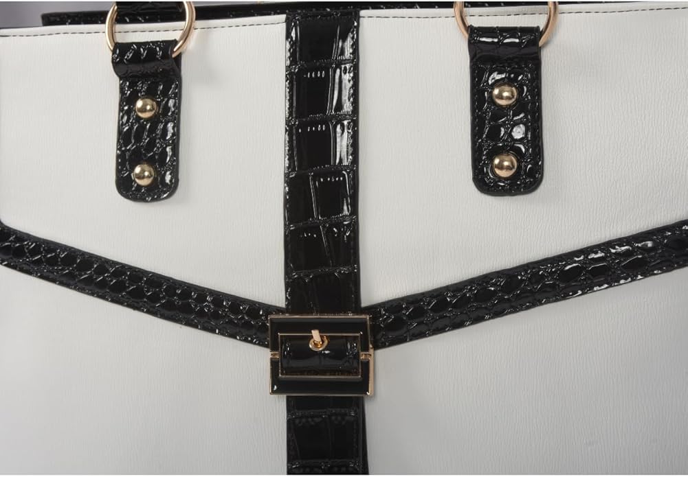 JKM and Company Alligator Compatible With Computer iPad, Laptop Tablet Rolling Tote Bag Briefcase Carryall Bag