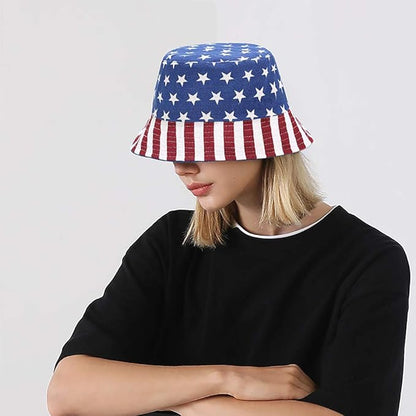 XYIYI Cute Bucket Hat Beach Fisherman Hats for Women, Reversible Double-Side-Wear