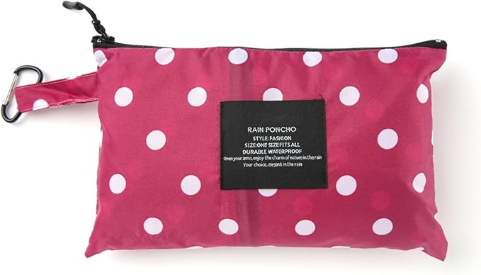 SaphiRose Unisex Rain Poncho Waterproof Raincoat Hooded for Adults Women with Pockets