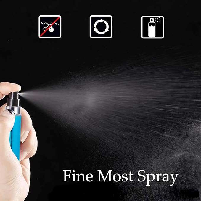 Perfume Travel Refillable Atomizer, 10Pcs Mini Perfume Atomizer Refillables, Scent Pump Case, Small Perfume Spray (5ml)