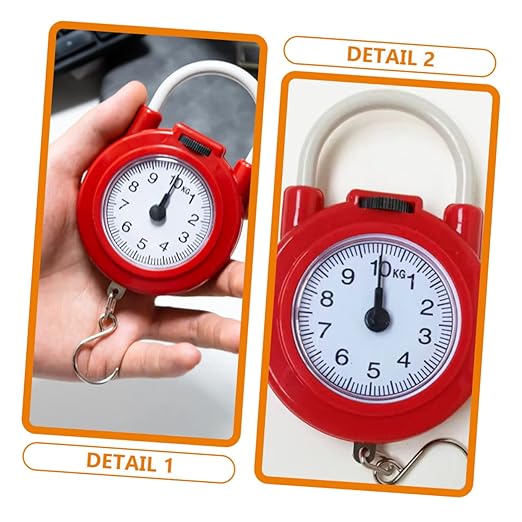 POPETPOP High Precision Portable Hanging Scale with Hook Smart Digital Luggage Weight Scale for Travel Fishing and Home Use Compact Design for Easy Carrying