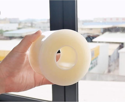 Birllaid Transparent Window Weather Sealing Tape, 2 inch x55Yards(165 FT) x3 Pack Total165yds (495 FT), Window AC Seal Air Conditioner Sealing Tape, No Residue, Clear