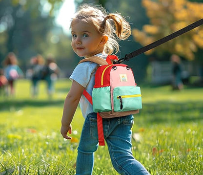 STEAMEDBUN Backpack Leash for Toddlers 1-3: Baby Backpack with Leash for Boys Girls - Anti-Lost Harness for Walking