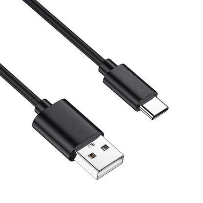 Smays USB to USB C Cable 3ft 5-Pack, Type C Phone Charger Cord Bulk, Black