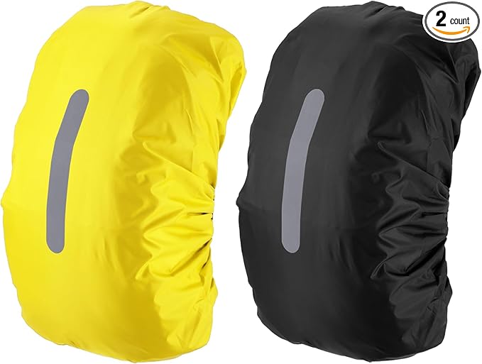 PATIKIL Waterproof Backpack Rain Cover, Non-Slip Backpack Cover with Vertical Reflective Strap Stay Dry