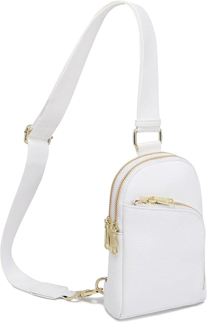 INICAT RFID Blocking Sling Bag,Anti Theft Crossbody Bags for Women,Travel Gifts Cross Body Purses Vegan Leather