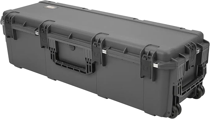 SKB Hard Protective Storage Case, Foam, Wheels for Equipment, iSeries 42" x 13" x 12", Dark Gray