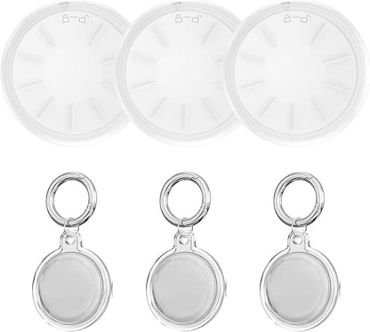 Air Tracker Tags-3 Pack, Item Tracker with Waterproof Case for Your Keys, Wallet etc, Luggage Tracker Works with Find My APP (iOS Only)