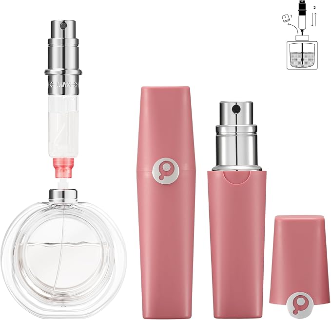 Perfume Pod ATOM Refillable Perfume Atomizer (ATOM01, PINK)