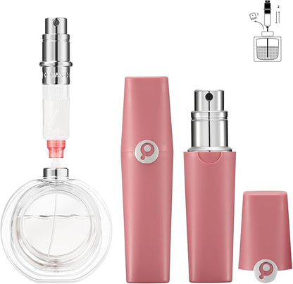 Perfume Pod ATOM Refillable Perfume Atomizer (ATOM01, PINK)