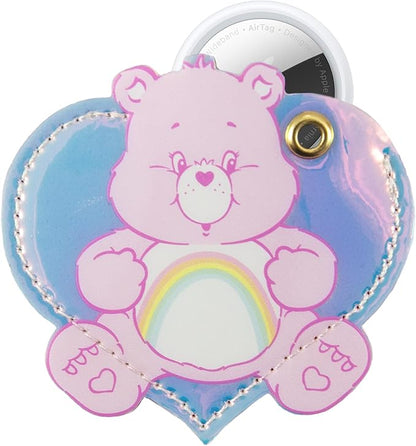 Sonix x Care Bears Keychain Case Compatible with Apple AirTag | Protective AirTag Cover Keychain Charm | Pink |Cheer Bear