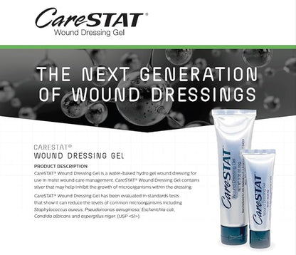 First Aid Kit Gel, 32 PPM Silver Healing Wound Dressing Solution, SilverSol Ag₄O₄ Nano Particles Up to 10x More Powerful Than Other Silver Products, FSA HSA Approved Products, 3 oz