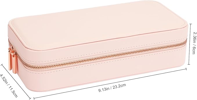 Travel Jewelry Box Jewelry Organizer for Travel Jewellery Organizers Box Jewelry Box for Women on Hallowmas Christmas Valentine's Birthday Pink