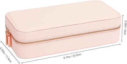 Travel Jewelry Box Jewelry Organizer for Travel Jewellery Organizers Box Jewelry Box for Women on Hallowmas Christmas Valentine's Birthday Pink