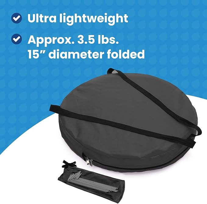 WeatherPod® ChairPod® The Original Pop-Up Pod - 1 Person Wearable Pod for Wheelchairs, Folding Chairs, Camping Chairs, Offers Protection from The Wind, Rain, and Cold - Chair Tent for Sports