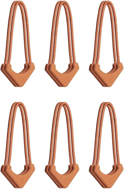 WANDRD Worryless™ Locking Zipper Pullers - Secure Your Travel Essentials - Zipper Locks for Travel Gear (Sedona Orange)