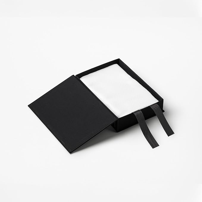 PrintWorks Black Fire Blanket for Home – Emergency Safety Cover in Stylish Discreet Book-Style Storage Box