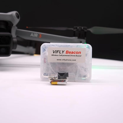 VIFLY Beacon Self-powered Drone Buzzer with Battery Lost Drone Alarm Tracker for Aerial Photography Quads, FPV Quads and Airplanes (1pc pack)