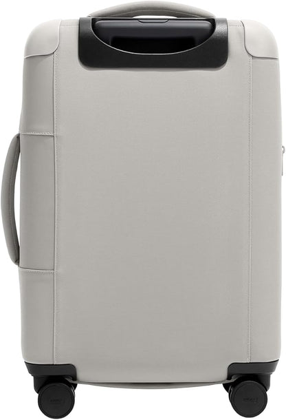 Away Softside Carry-On Suitcase, 22 Inch Lightweight, Expandable High-Strength Nylon Luggage With Spinner Wheels, Meets Requirements for Most Major Airlines, Cloud Gray