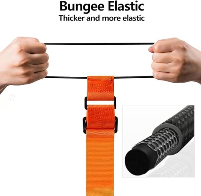 Multi Use Strong Adjustable Luggage Connector Straps, Flexible and Adjustable Luggage Strap, Luggage Connector Straps for Suitcases, Secure Stacking&Hands-Free Travel, Easy to Identify Travel (4Pcs/3)